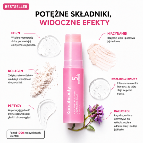 Instalift - PDRN różowy kolagen multipin